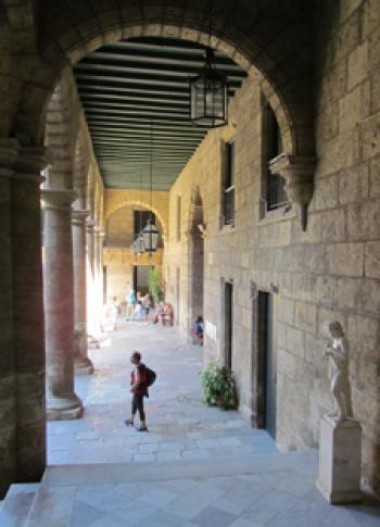 Palacio de los Capitanes Generales at Plaza de Armas. Photo by Julie Skurdenis